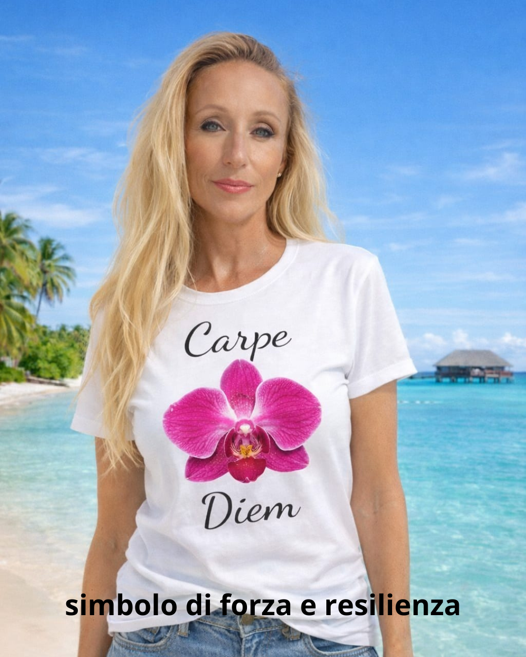 T-shirt Linea Orchidea