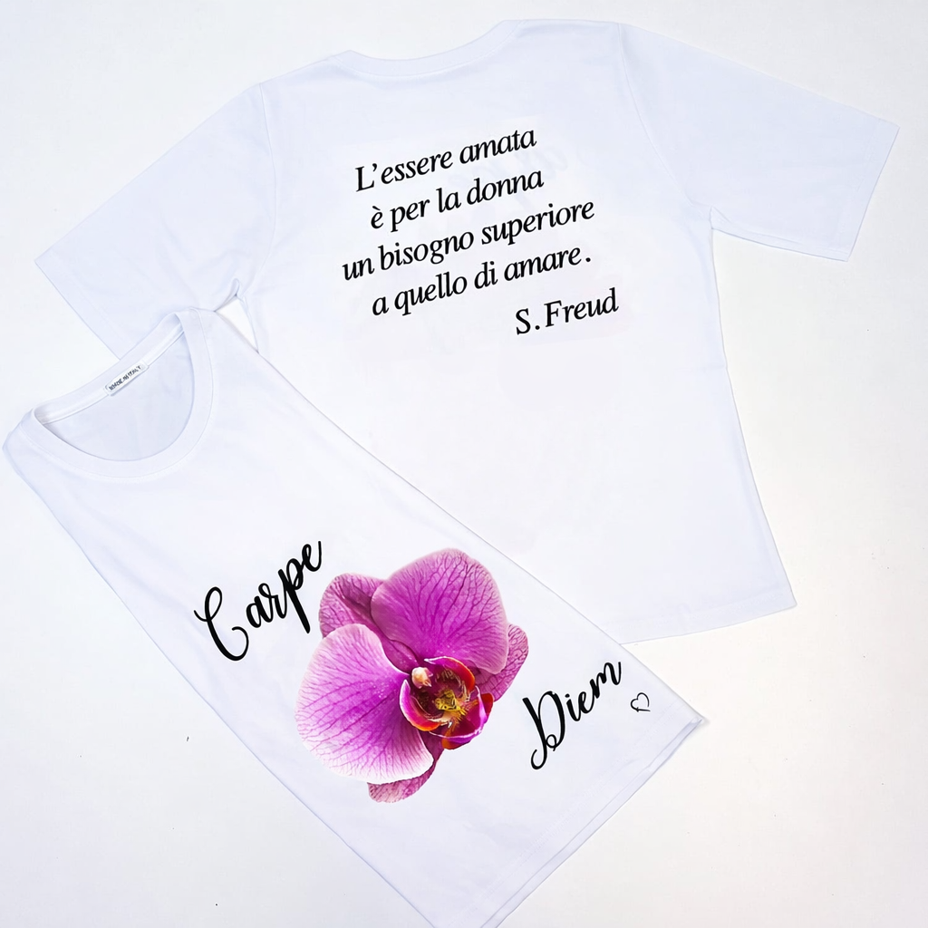 T-shirt Linea Orchidea