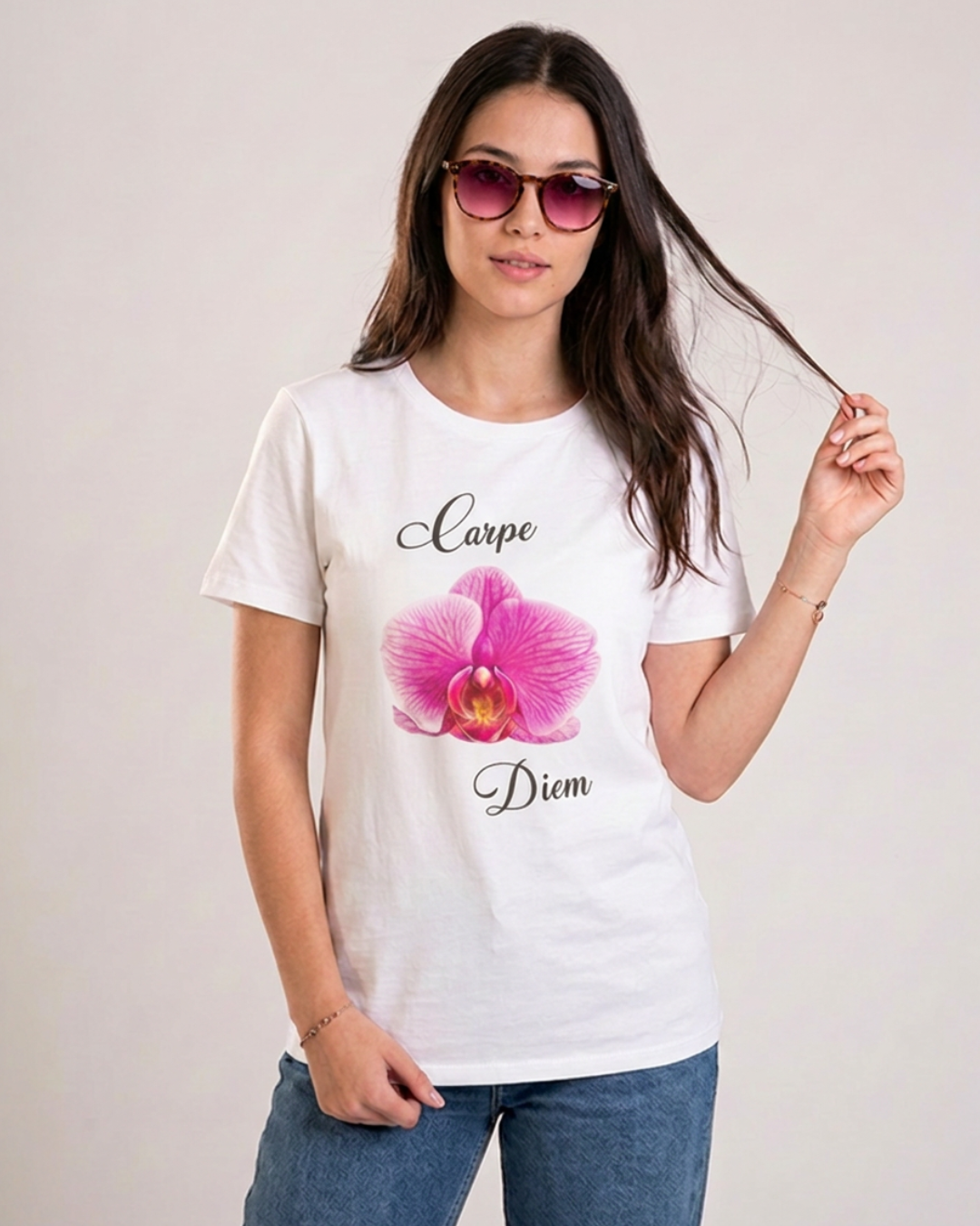 T-shirt Linea Orchidea