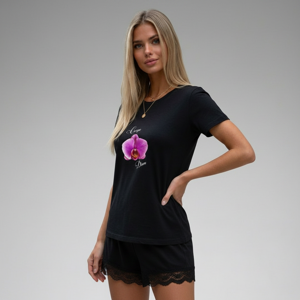 T-shirt Linea Orchidea