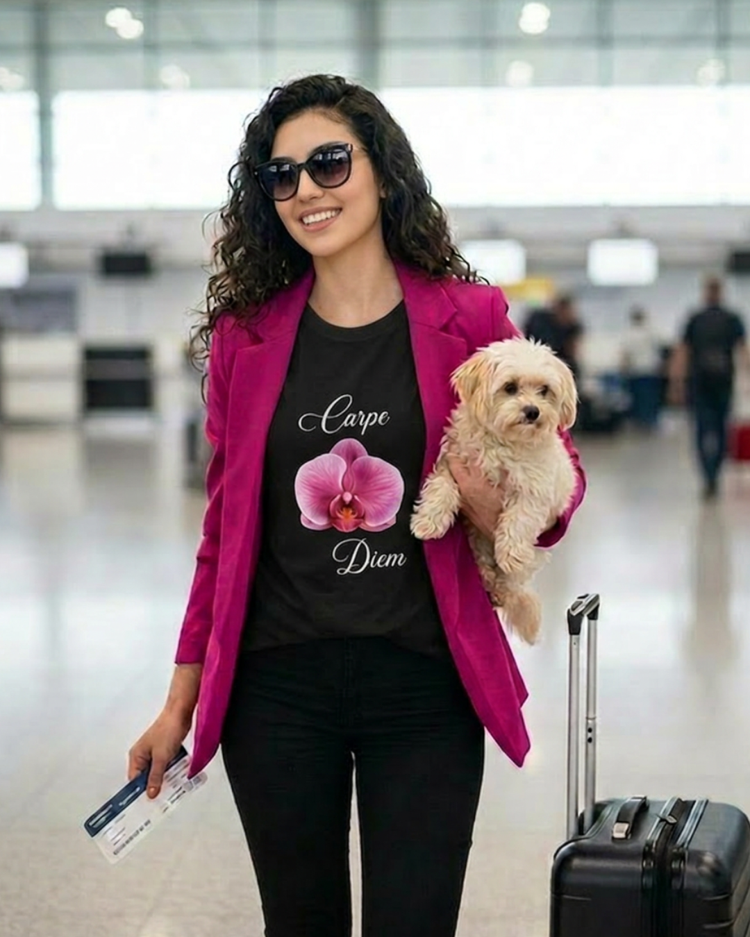T-shirt Linea Orchidea