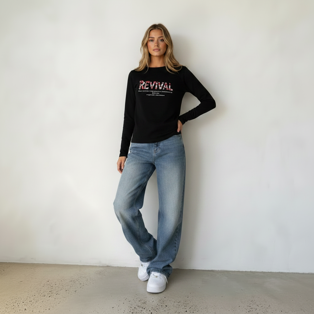 T-SHIRT" REVIVAL ROSES "