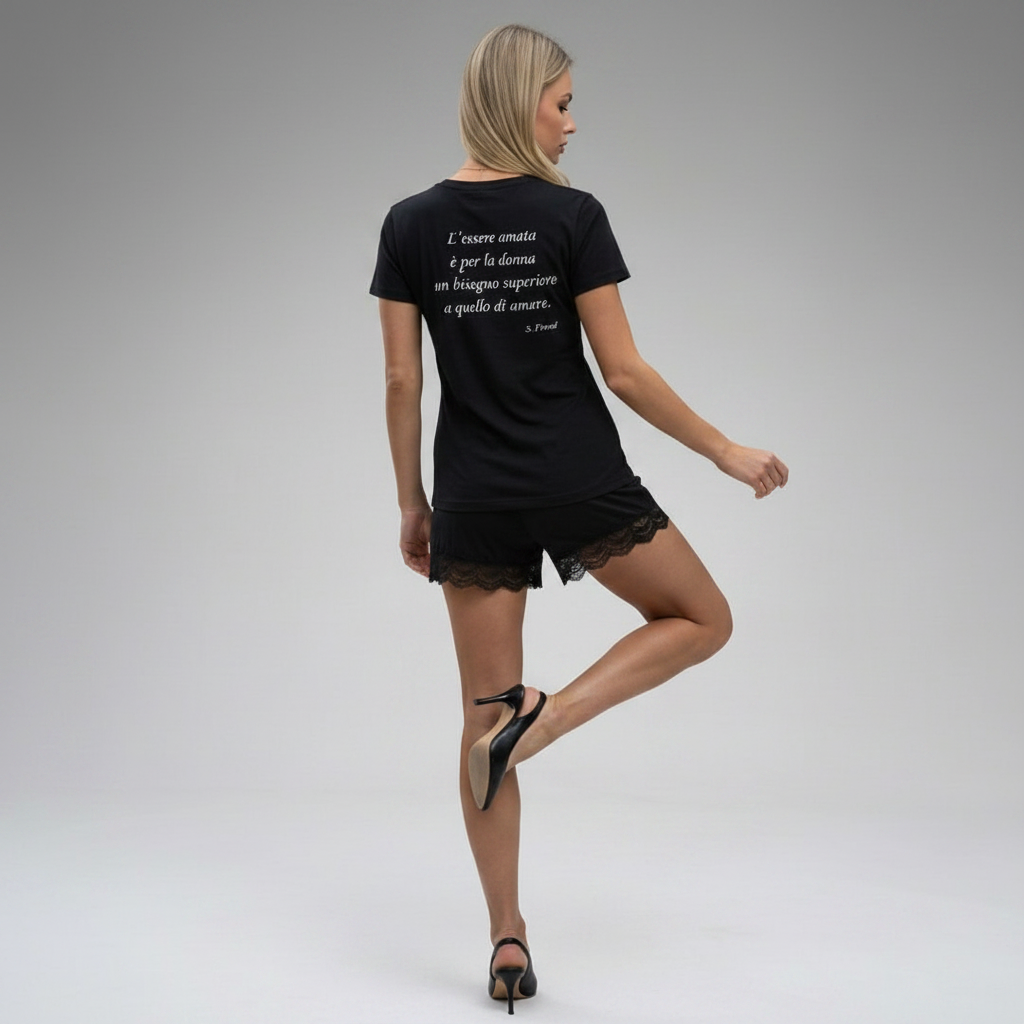 T-shirt Linea Orchidea