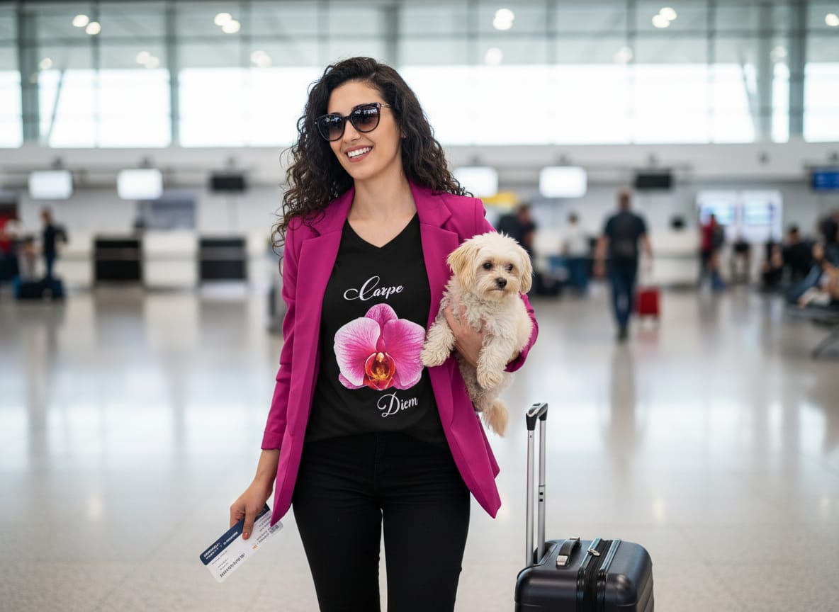 T-shirt Linea Orchidea